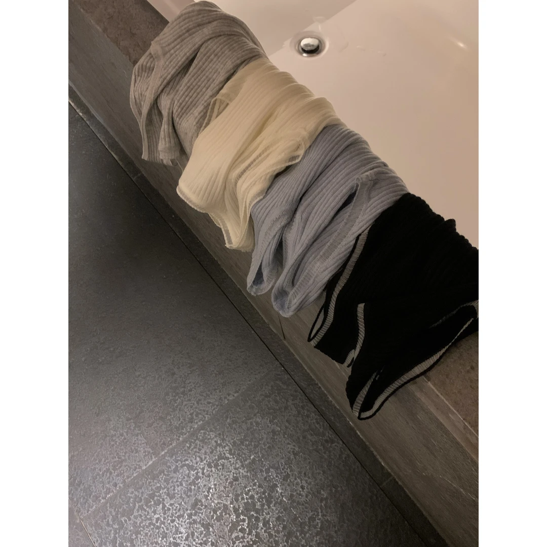 漫姐的店现货【冷萃背心】早秋拼接时尚针织吊带背心纯色百搭上衣