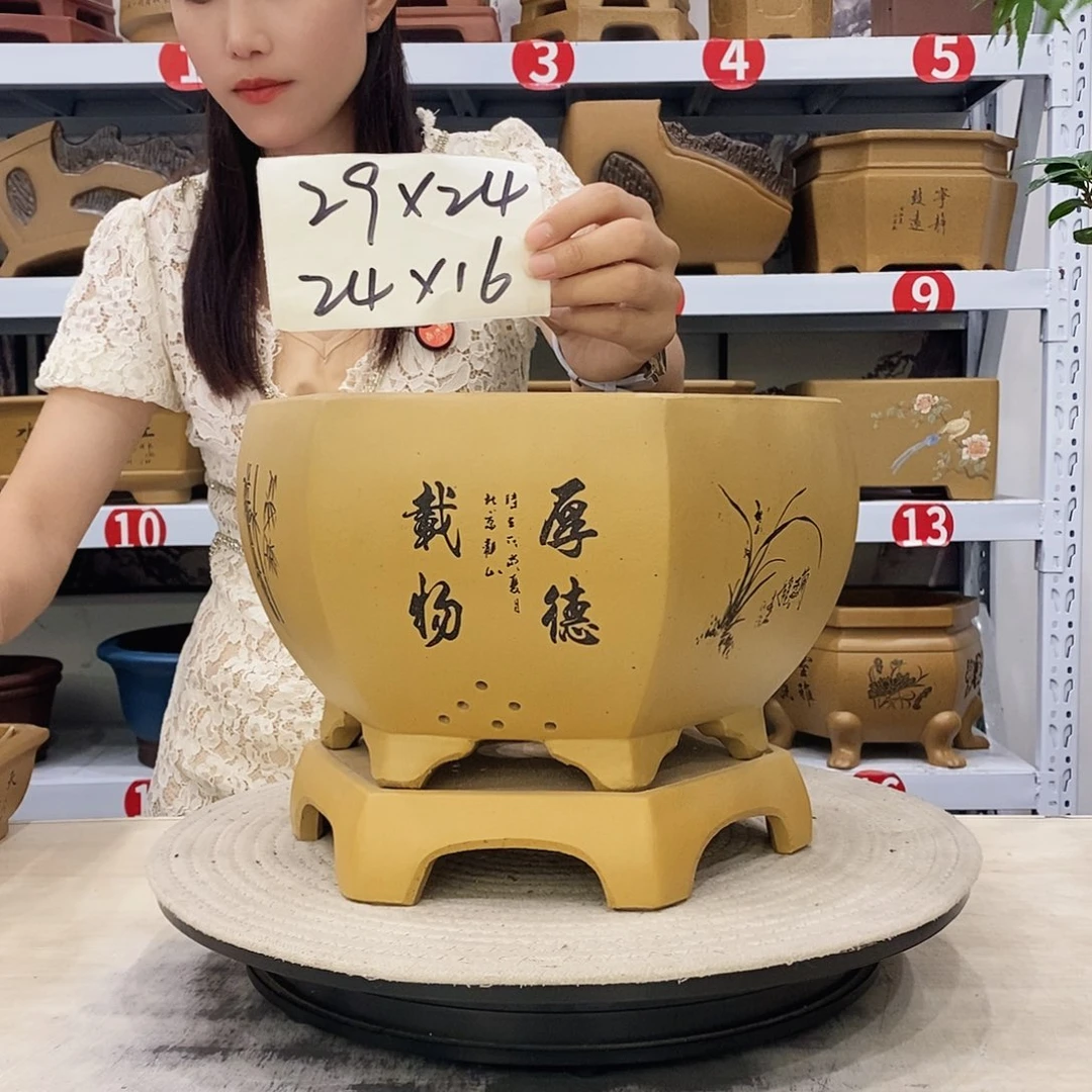 紫砂花盆紫砂花盆