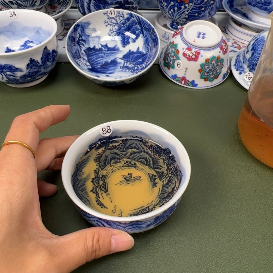 陶瓷景德镇纯手工纯手绘茶具木木88