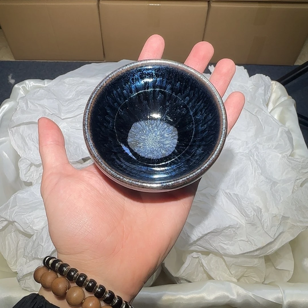 茶盏微瑕建盏，介意勿拍