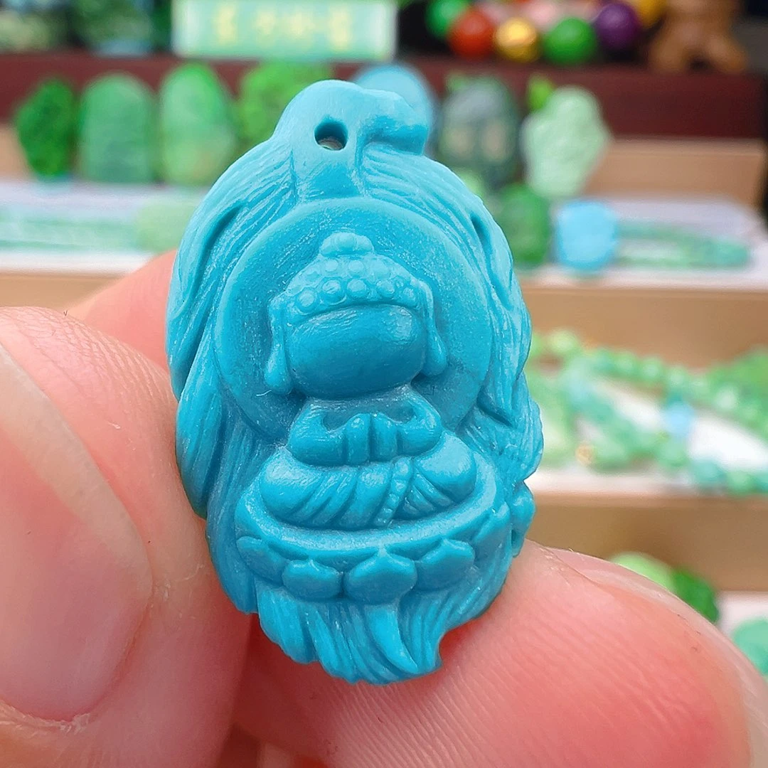 未镶嵌绿松石项链