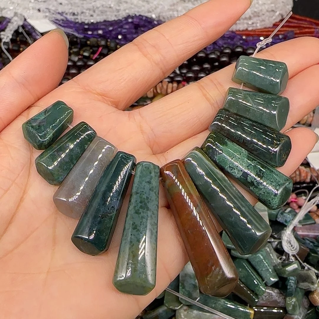 玛瑙/玉髓合金珠宝半成品印度玛瑙一组