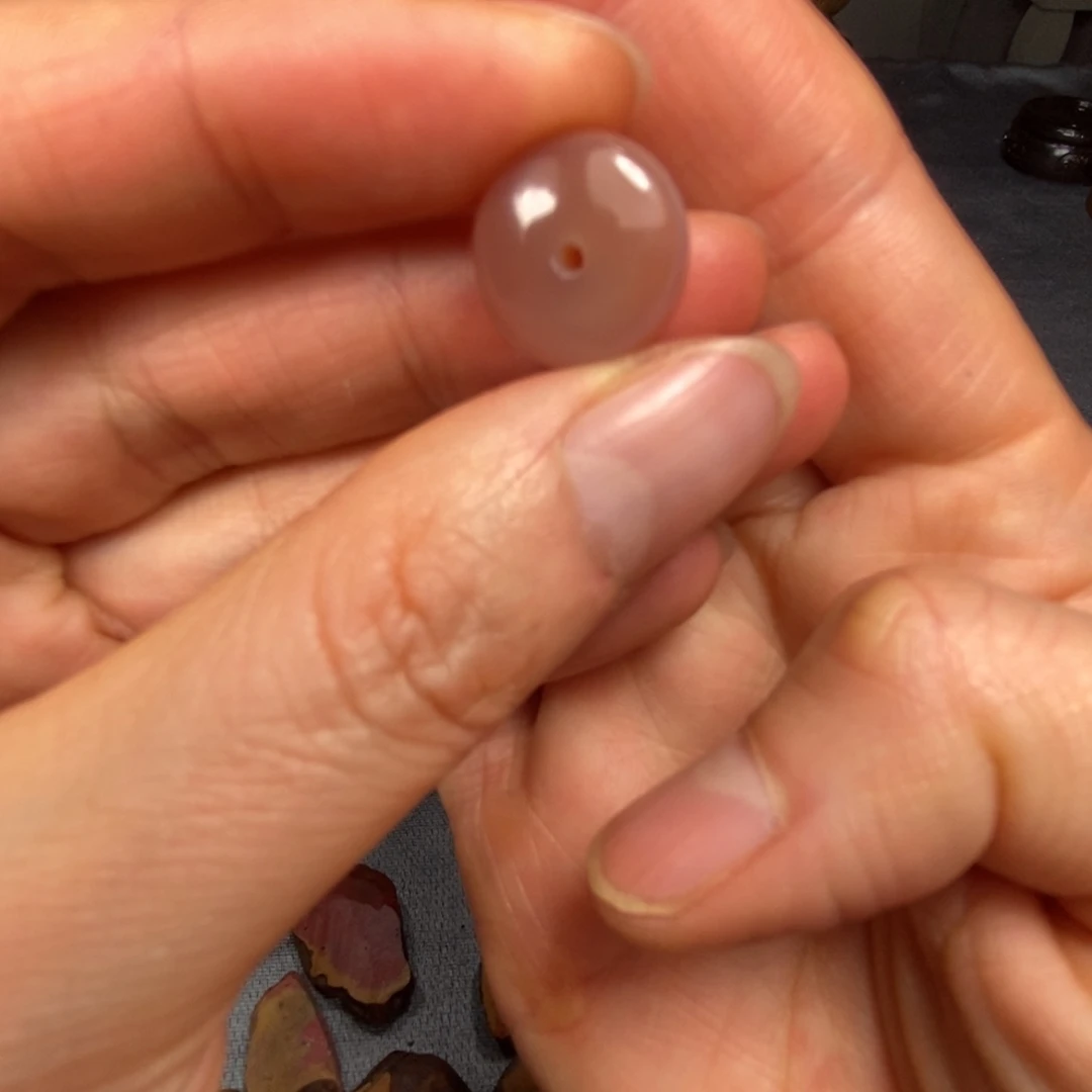 南红玛瑙平安扣未镶嵌