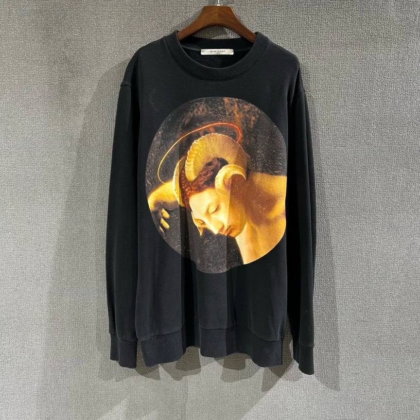 99新 Givenchy/纪梵希 （pm）人像印花卫衣 s码/1253