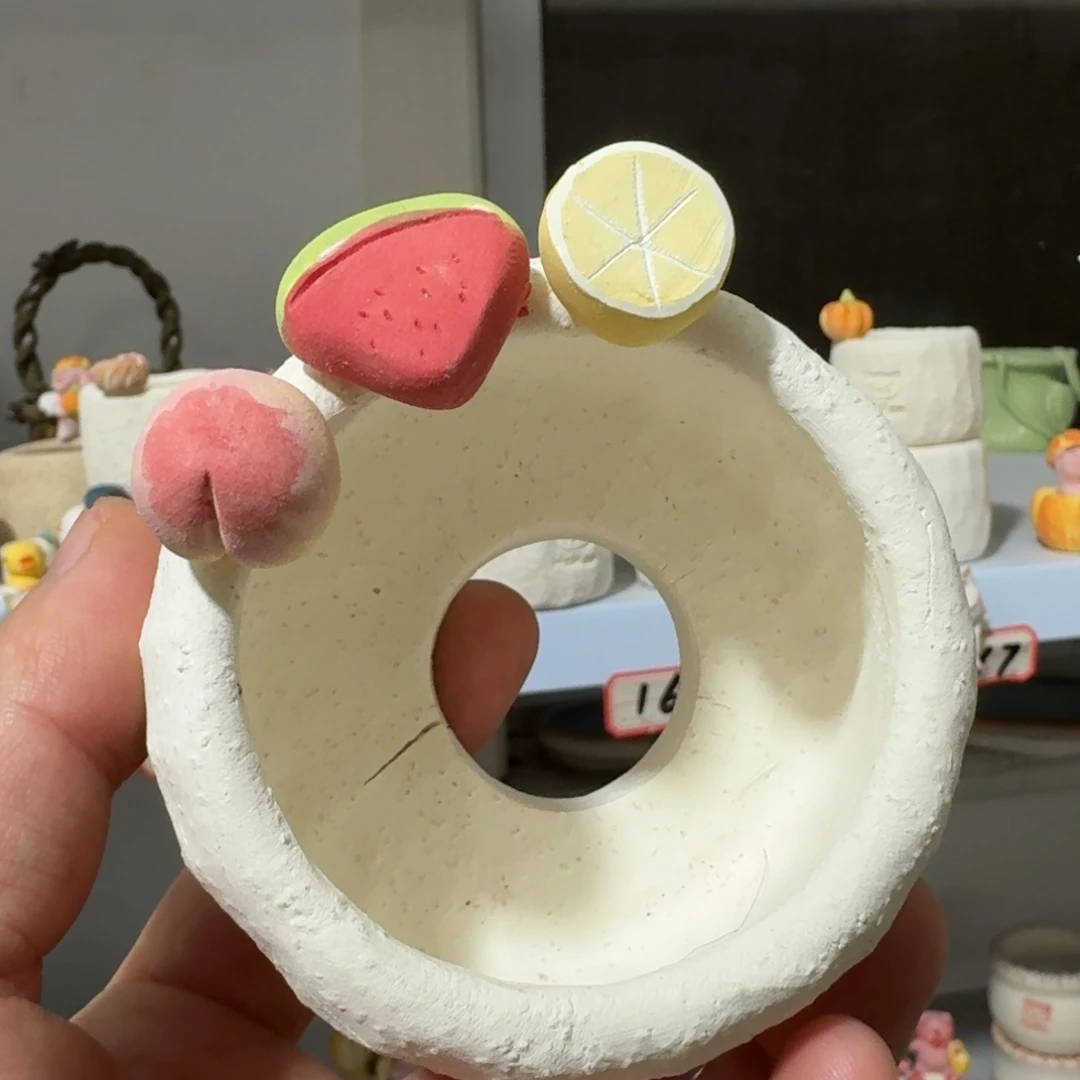 厂家直销手工花盆摆件微瑕