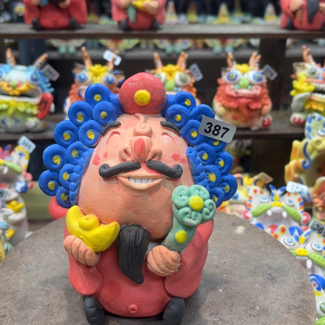 陶瓷纯手工抽象陶瓷摆件387