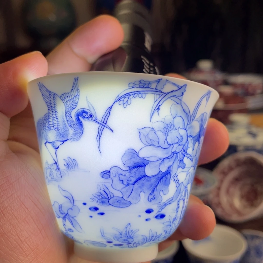 九段花鸟杯子系列