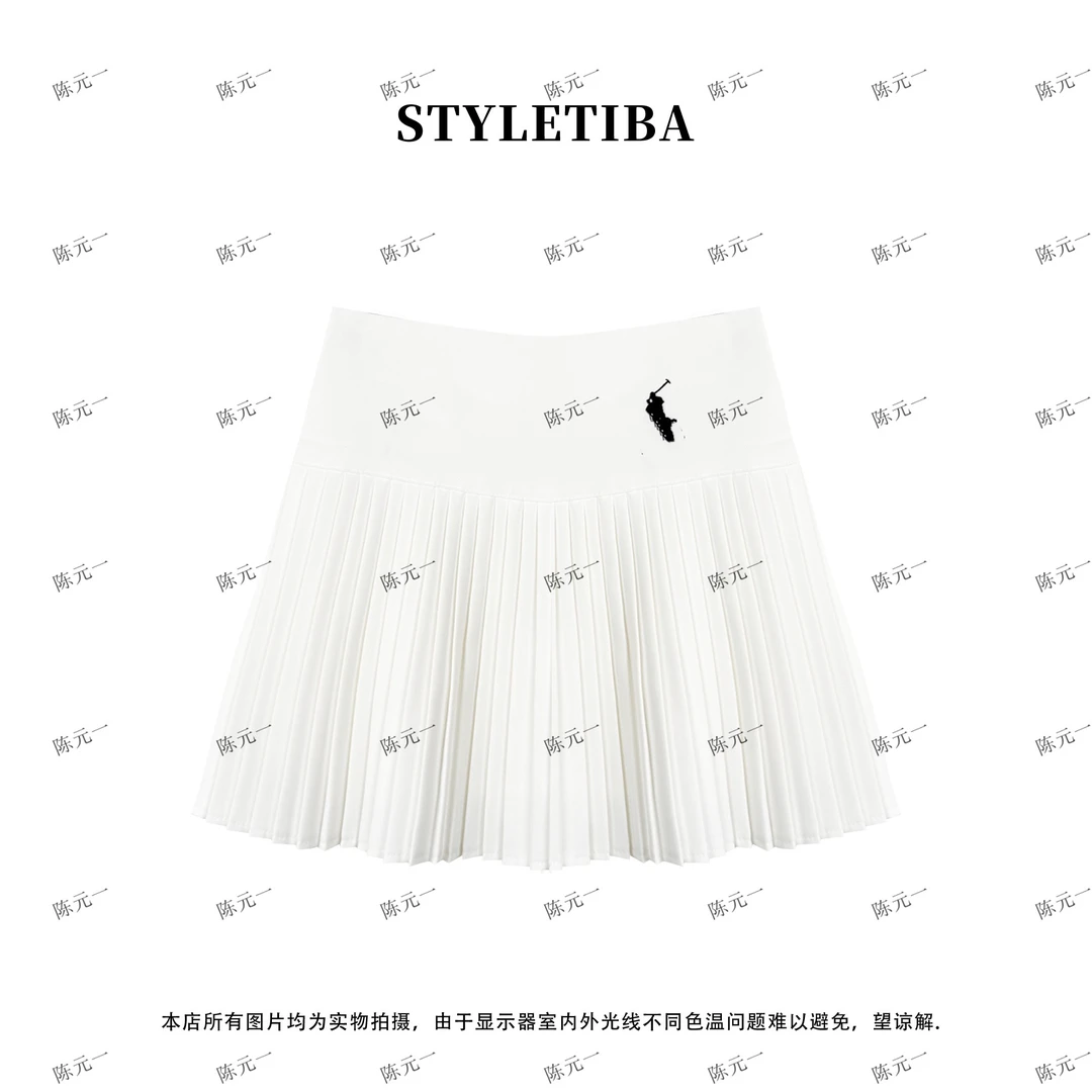 【陈元一】小马刺绣百褶裙