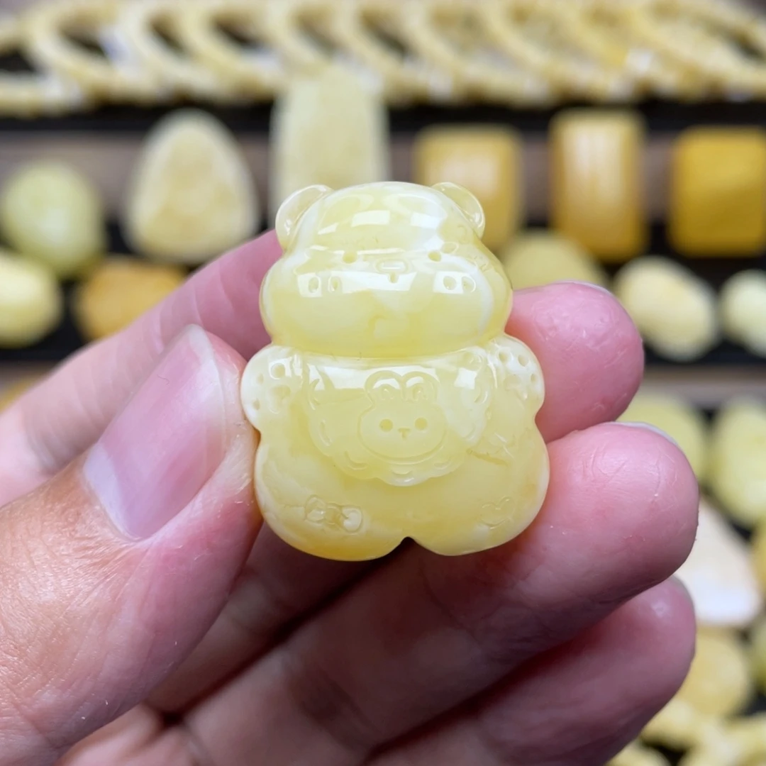 琥珀未镶嵌裸石琥珀蜜蜡