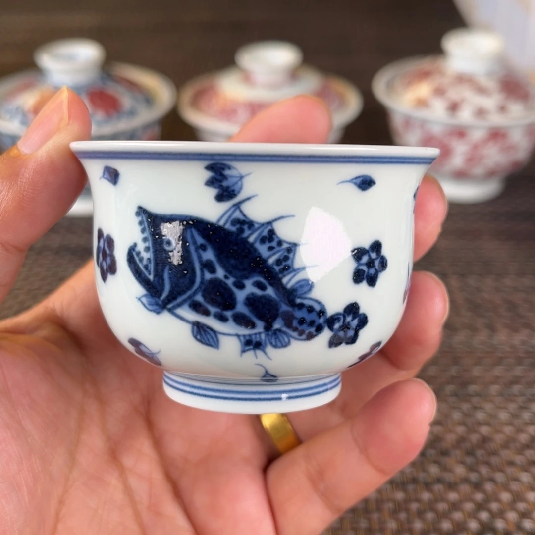 瓷片景德镇陶瓷杯子