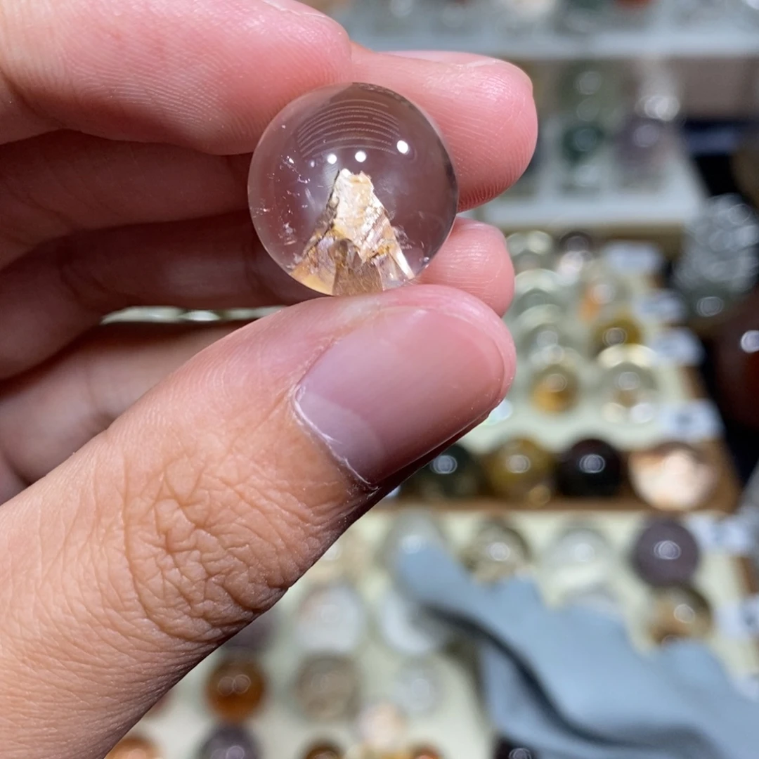 张***缘未镶嵌珠宝半成品水晶16.5m