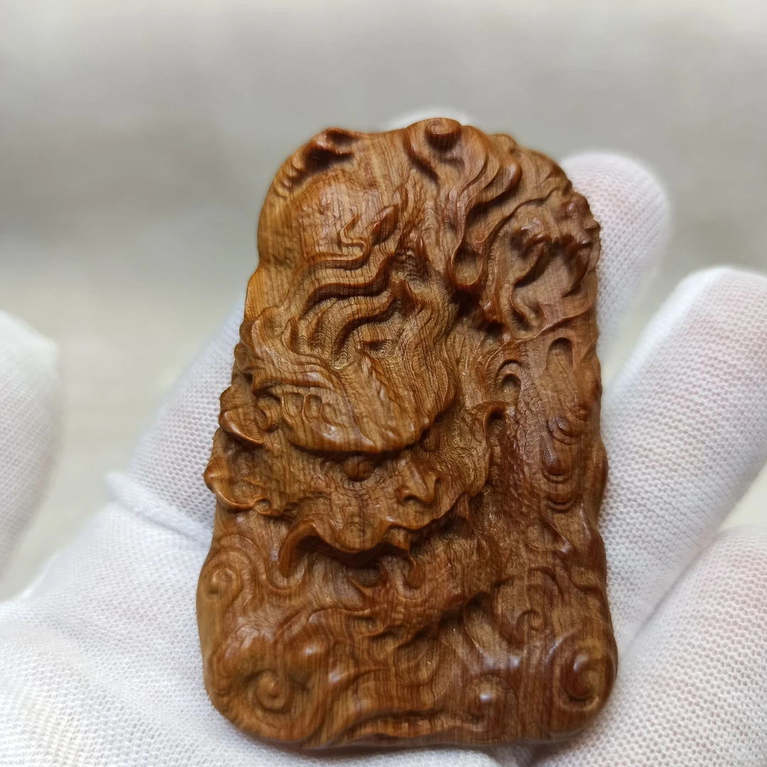 太行崖柏龙牌，太行崖柏碳化黑油料