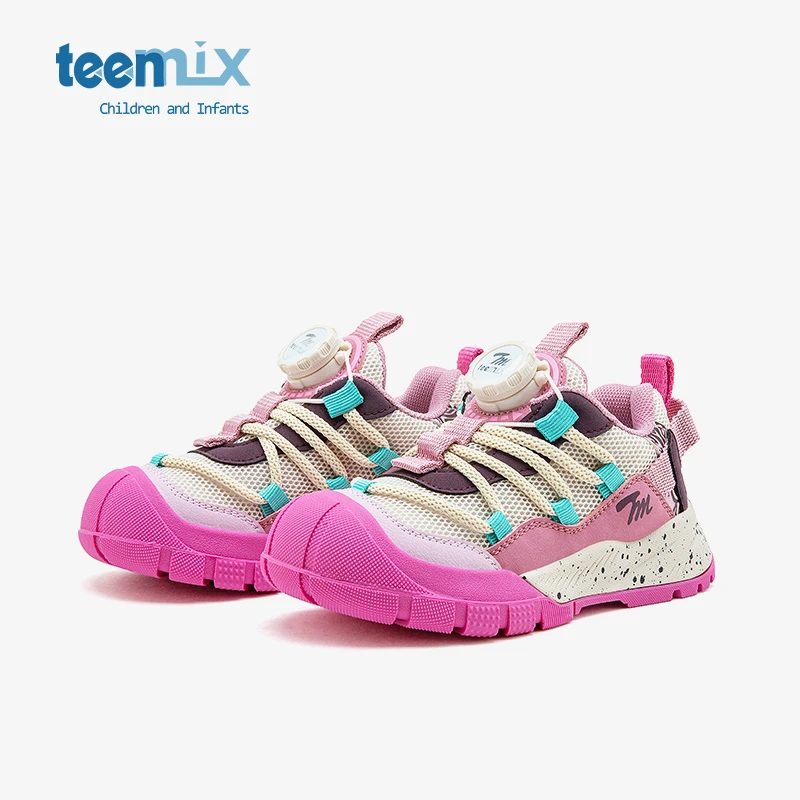 天美意童鞋女童中大童网鞋儿童男童运动鞋户外运动鞋休闲透气防滑
