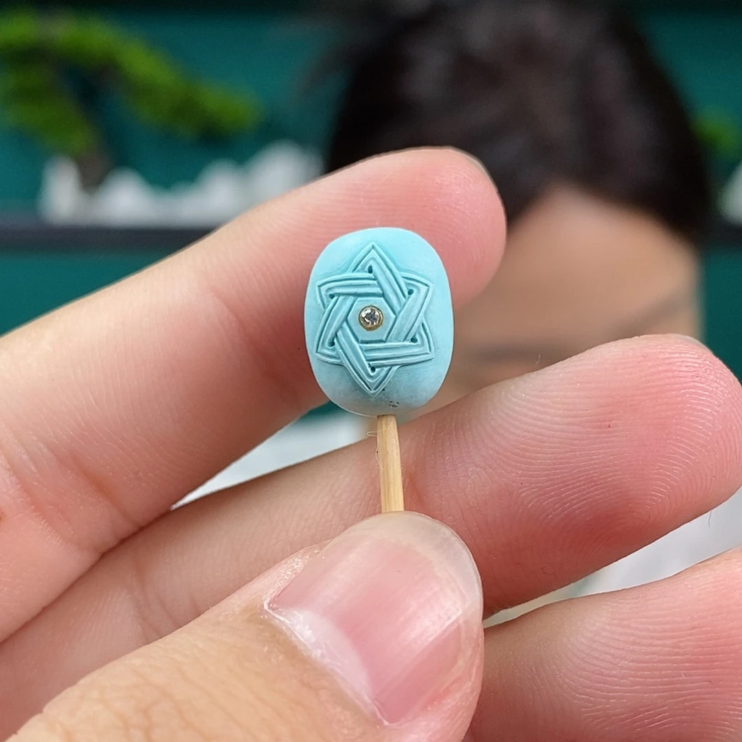 绿松石珠宝奇石未镶嵌