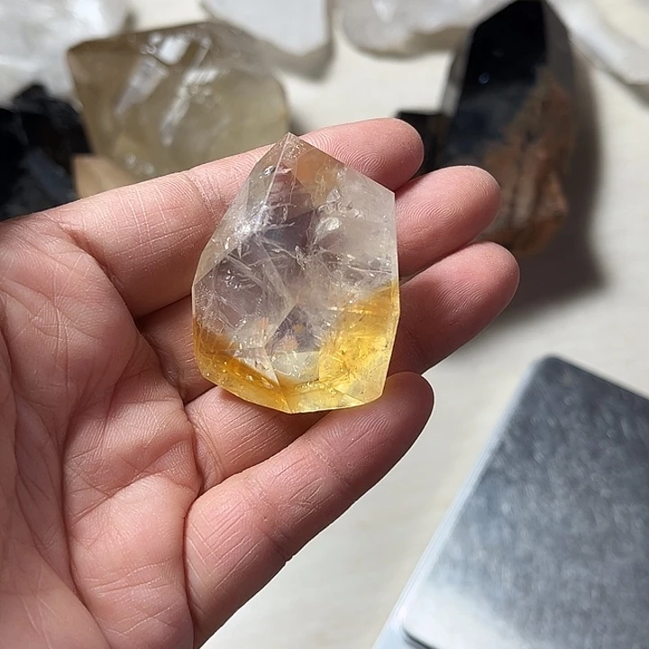 水晶珠宝半成品未镶嵌伽*