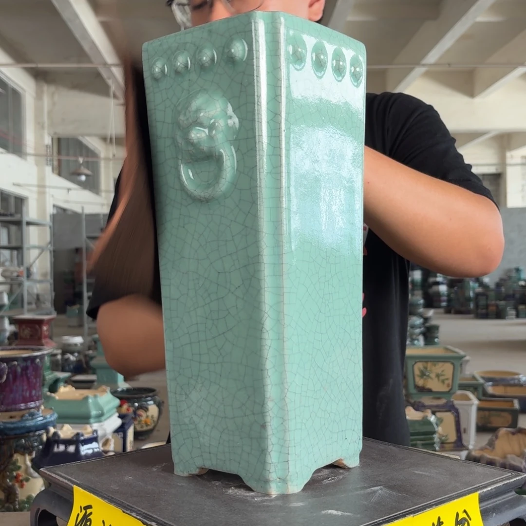 。一风堂石湾花盆 微瑕 内12*35