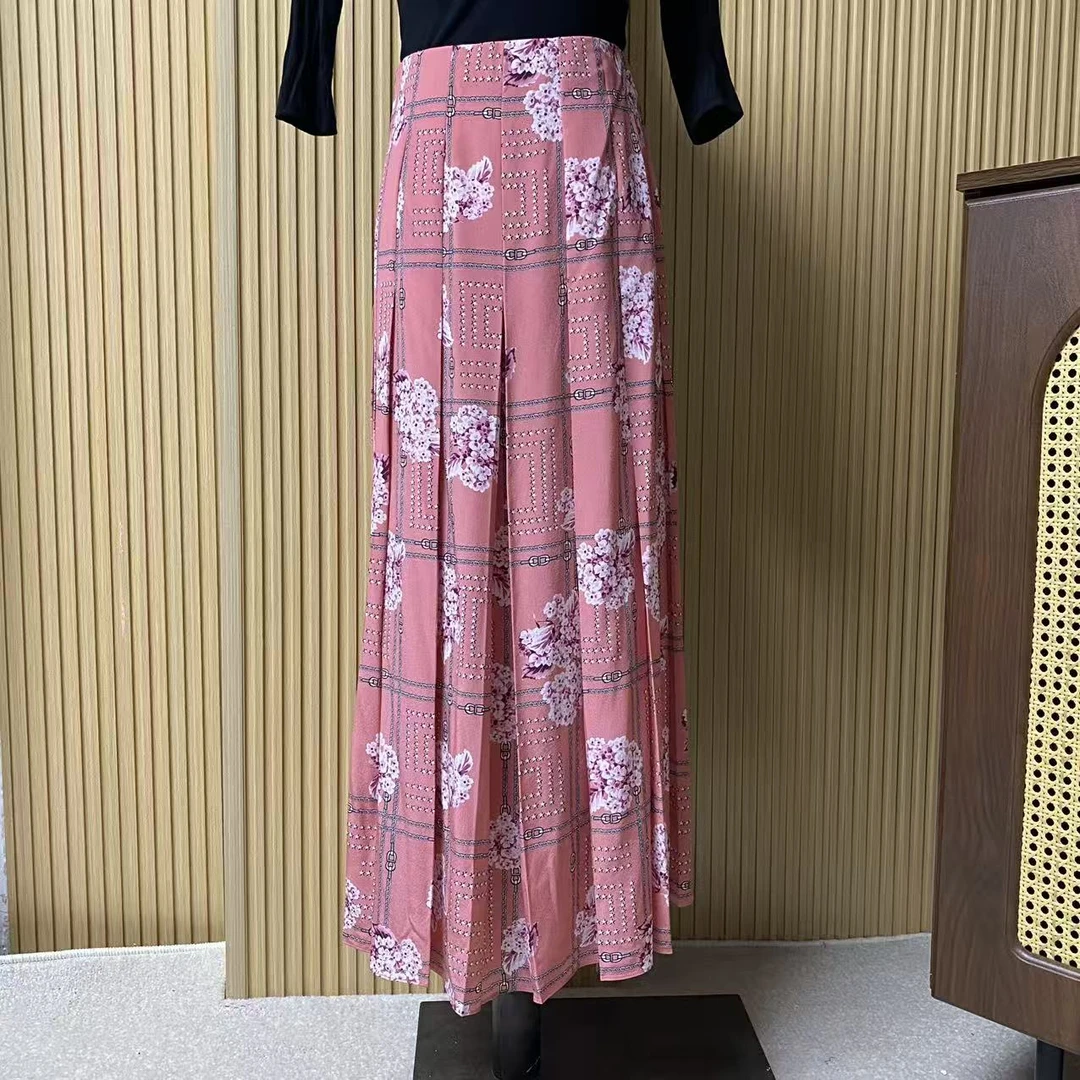 95新 GUCCI/古驰 古驰 38码/粉色长裙/0059009