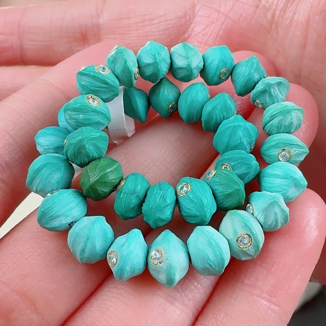 绿松石珠宝奇石未镶嵌