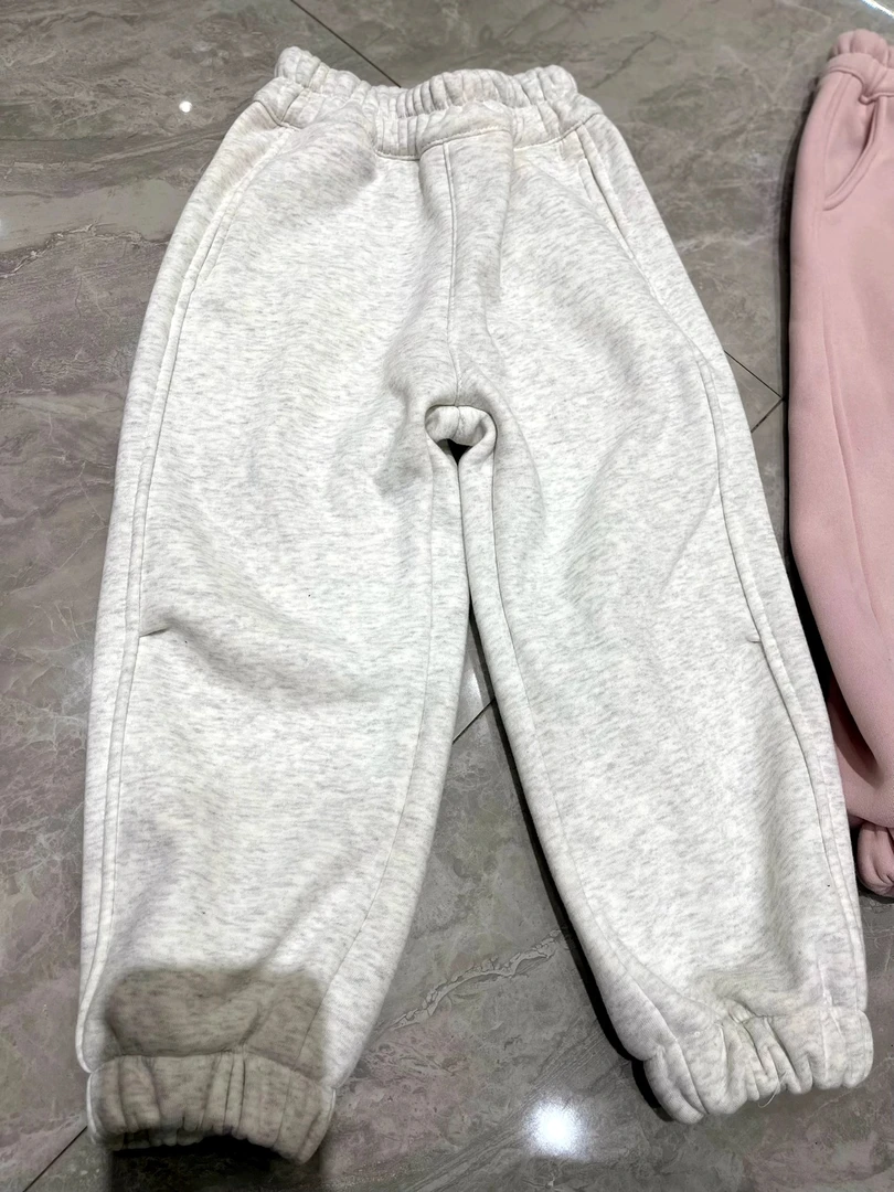 宝儿家加绒卫裤秋冬新款炸街痞帅休闲运动