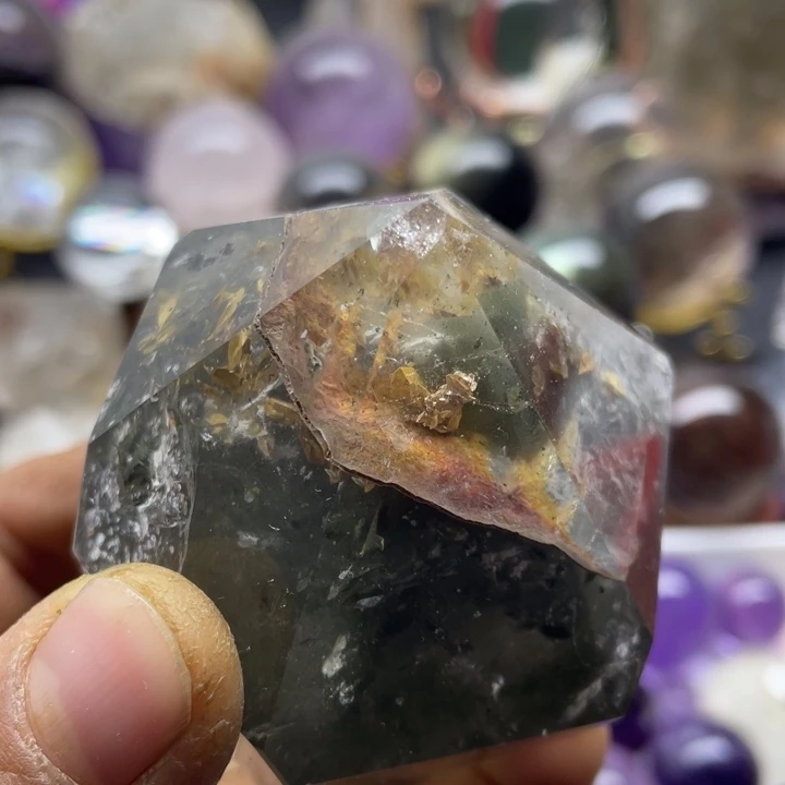 水晶未镶嵌珠宝半成品