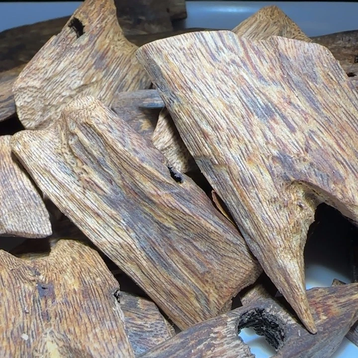 手把件沉香海南老白棋块料100克