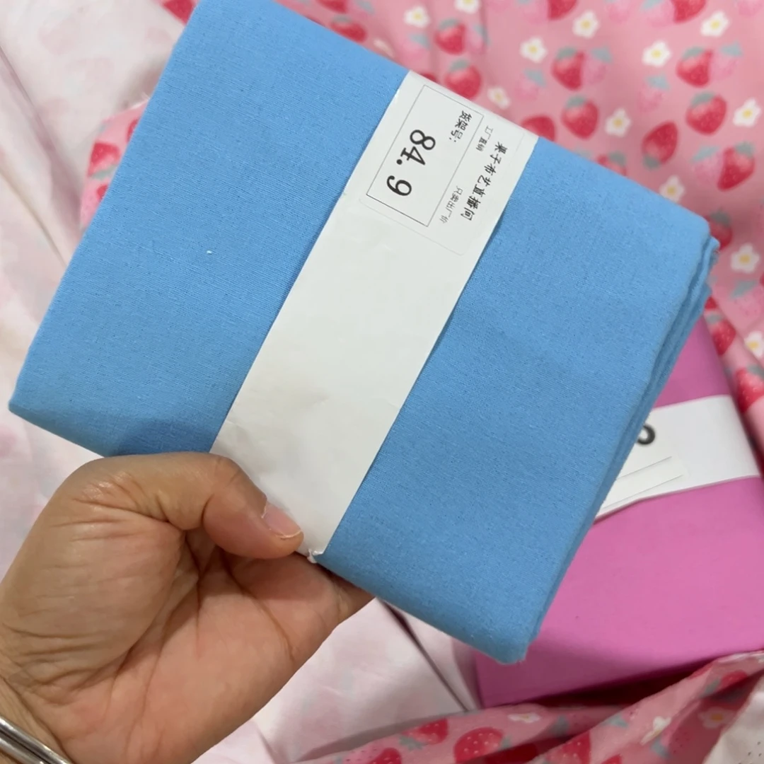 棉一米价纯棉平布1.1宽果子布艺