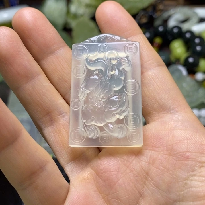 岫玉未镶嵌岫玉挂件