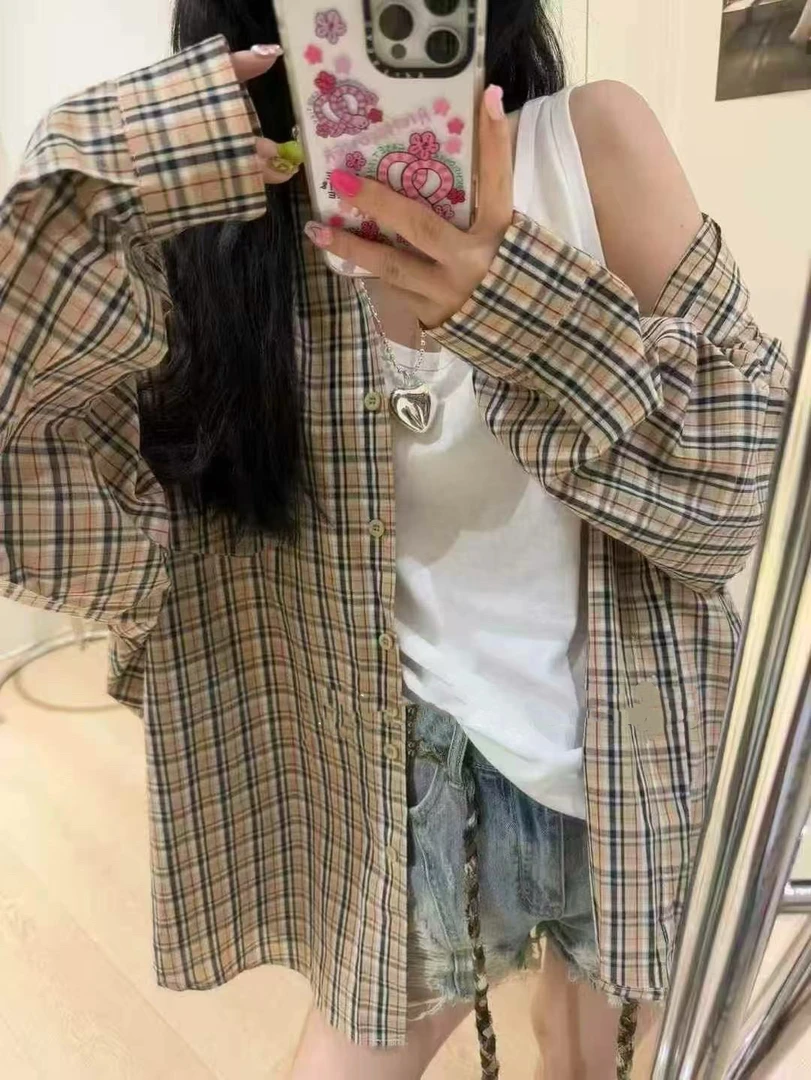 陈思思2025春季新款宽松衬衫外套【500-699】