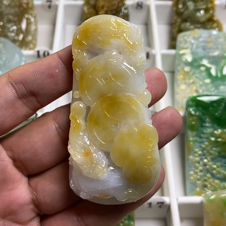 颈饰未镶嵌翡翠龙龟