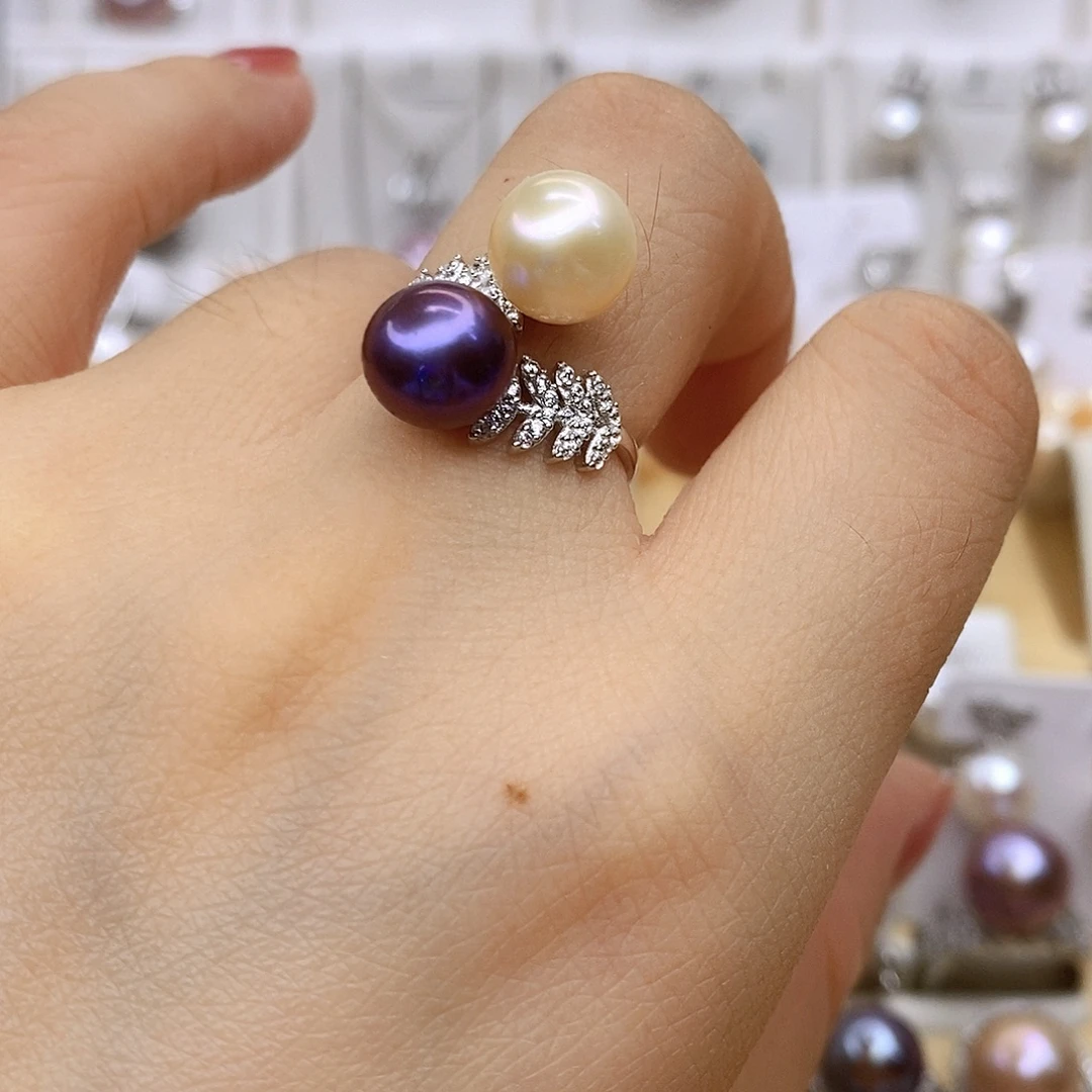 未镶嵌淡水珍珠戒指