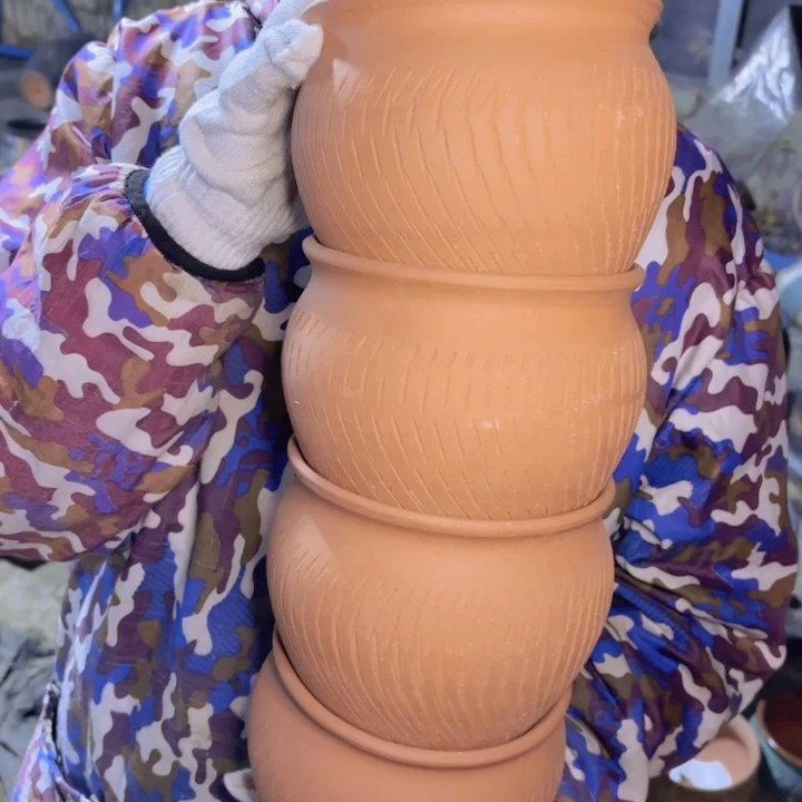 花盆 透气紫砂盆 口径 高度15 14