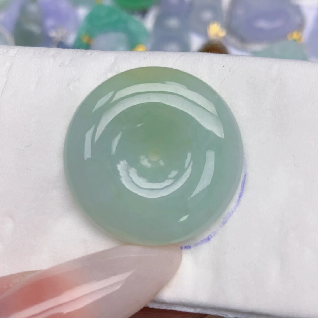 翡翠未镶嵌颈饰天然缅甸翡翠a货百元以上9元证书费自理