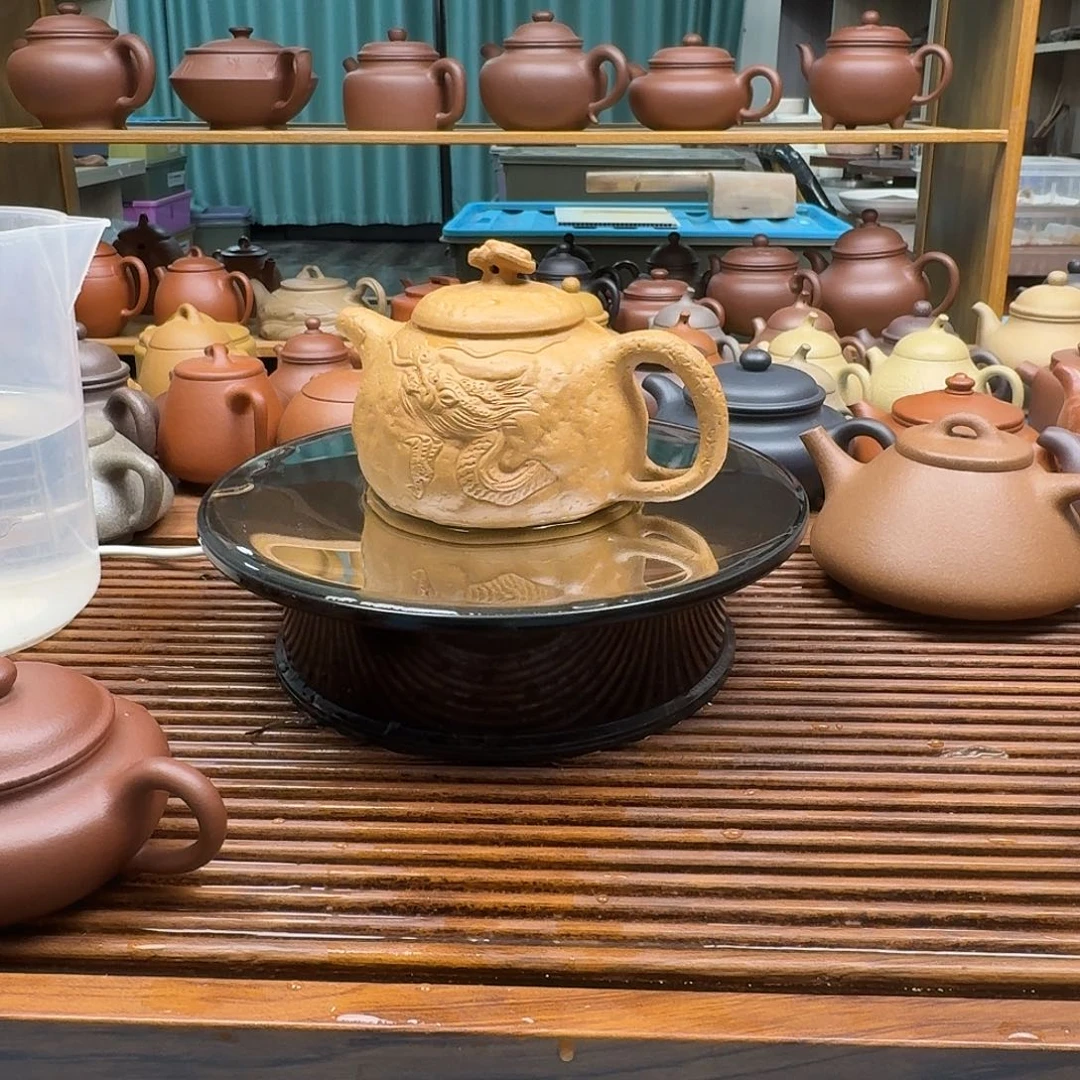 紫砂茶壶半手工制作