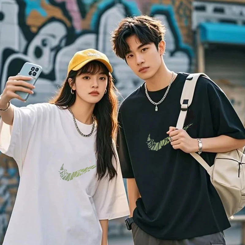 支持鉴定重磅新疆长绒棉短袖圆领云柔水光T打底衫男女纯棉T恤36