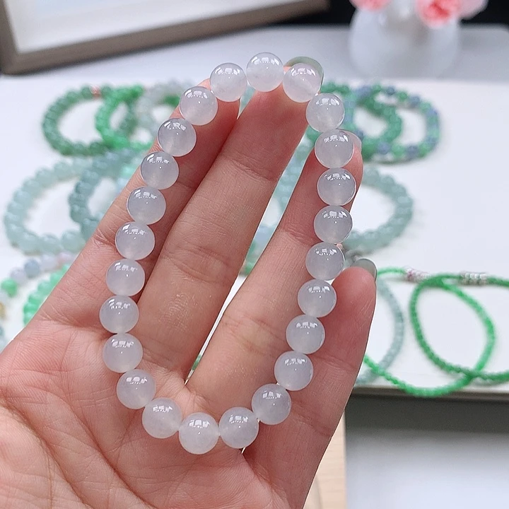 未镶嵌手链翡翠手链7.8mm