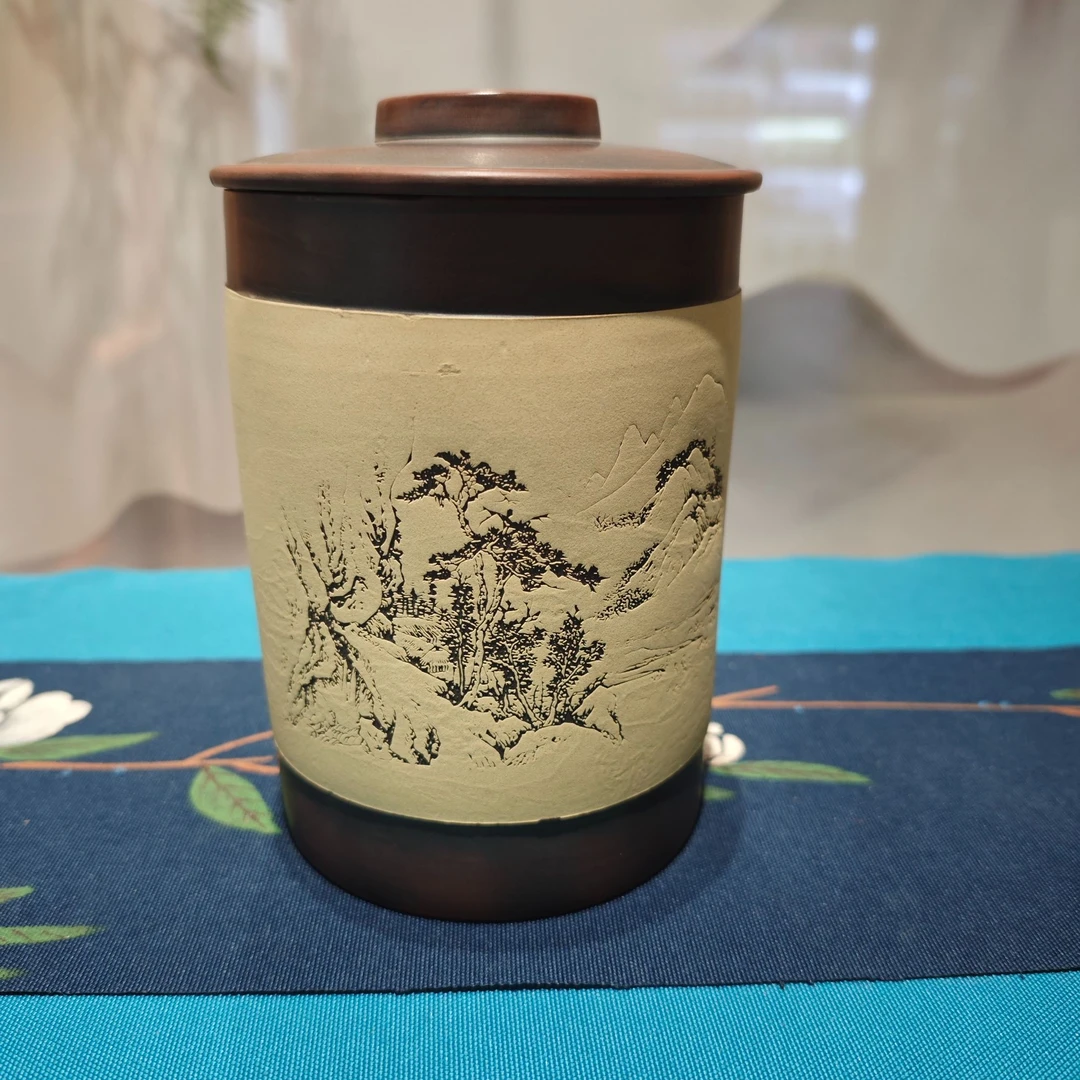 直筒身茶叶罐 半斤装