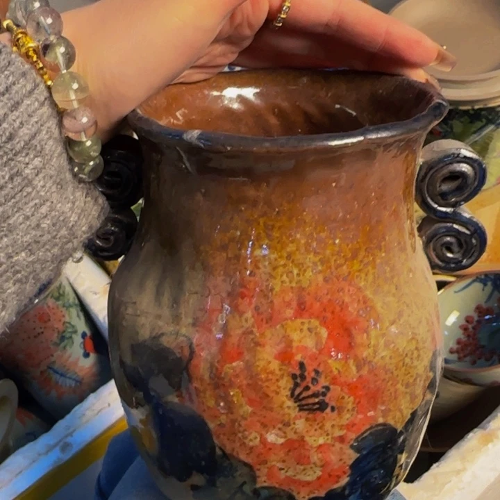 瓷片景德镇陶瓷手工手绘