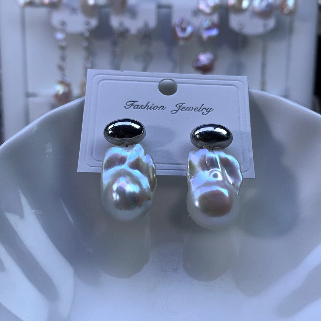 淡水珍珠合金耳饰特价3750