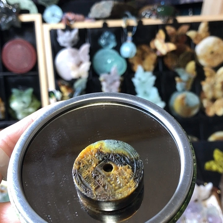 岫玉未镶嵌岫玉挂件