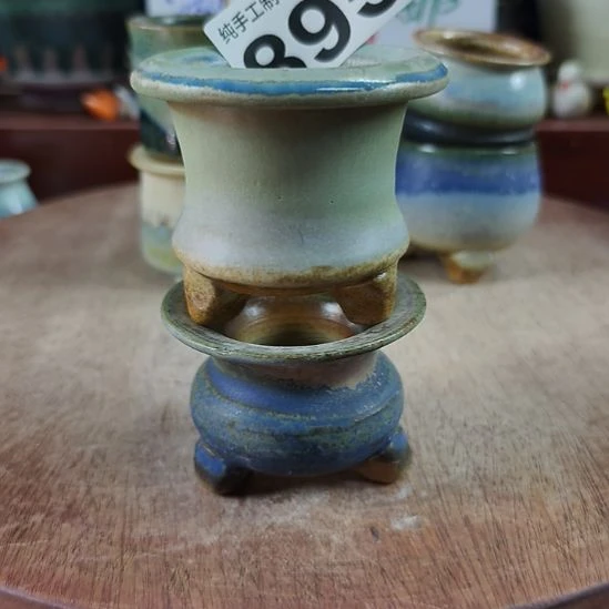 景德镇手工高温陶瓷：两个拇指