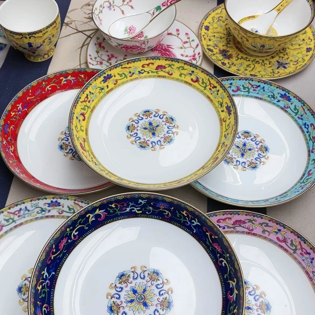 【闪购商品】珐琅4.5寸6个………………