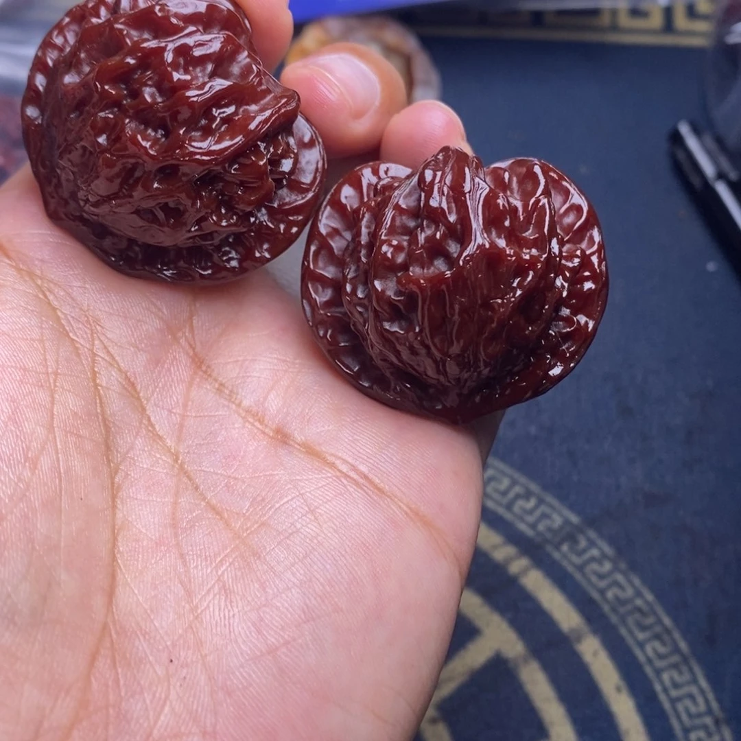 文玩核桃把件公子帽40