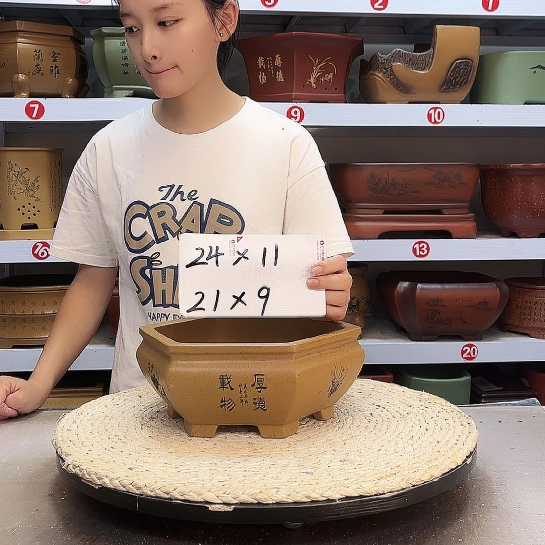 紫砂花盆紫砂花盆