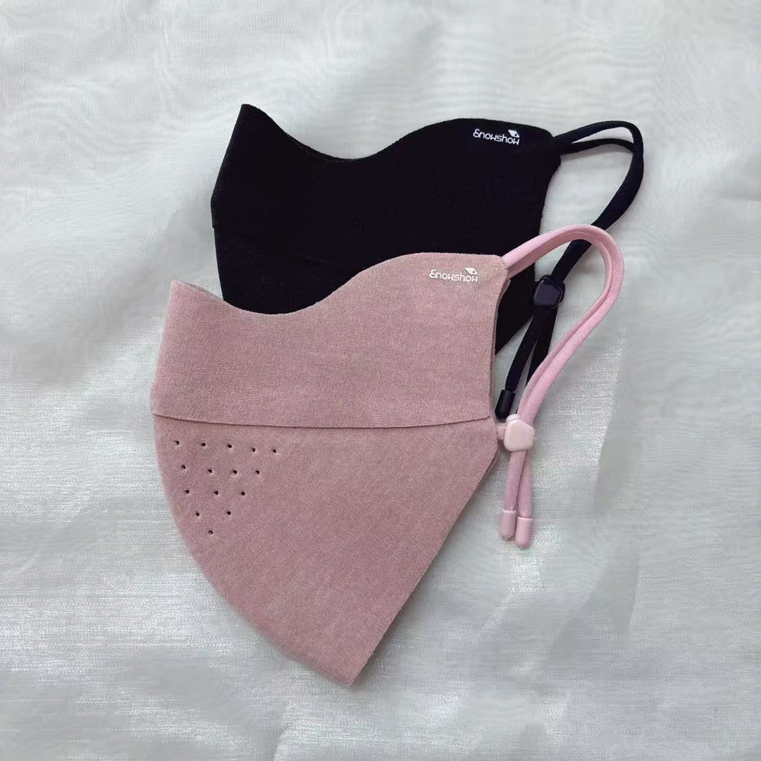 2627裸感无痕拼接保暖口罩（两个装）