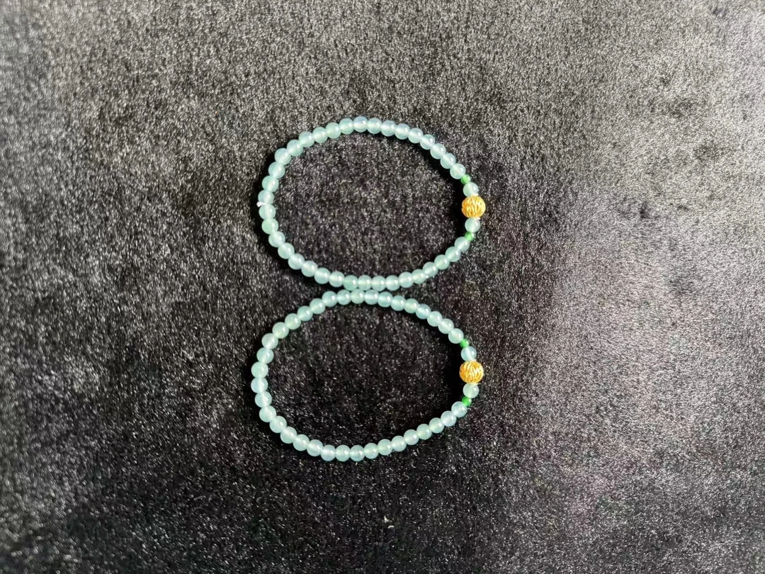 玉件-01483-E7-翡翠手串-约卡4/38颗-多样性发其一