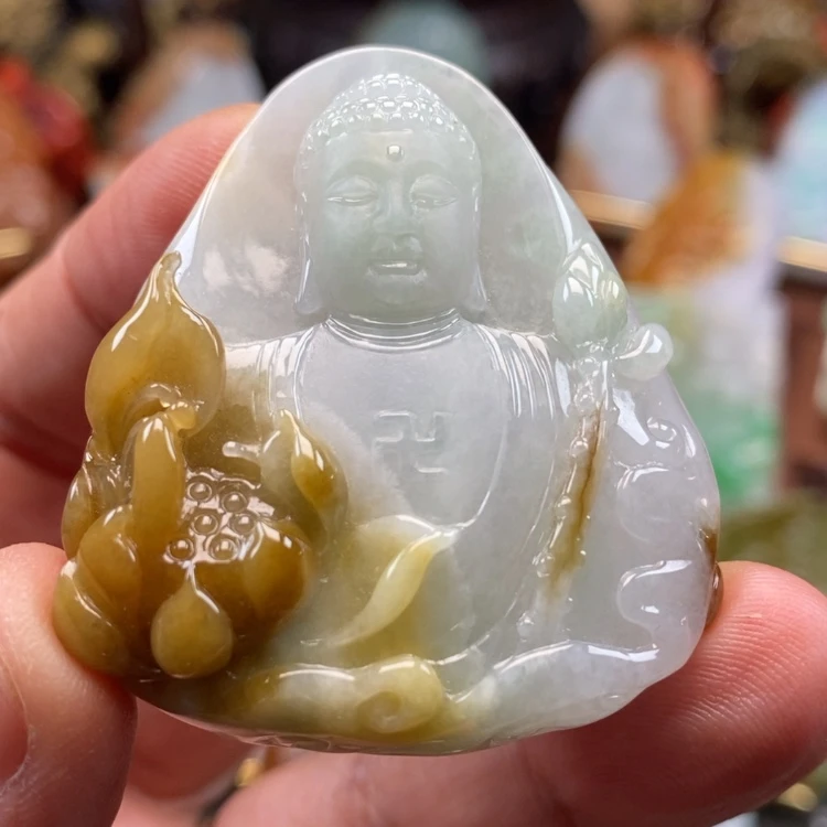 【闪购商品】颈饰未镶嵌翡翠缅甸翡翠A货吊坠