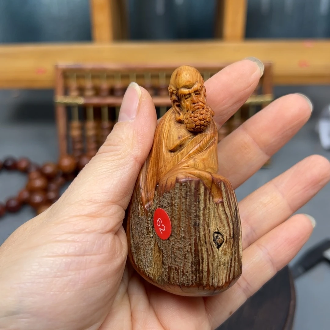 柏木崖柏木摆件手把件，50