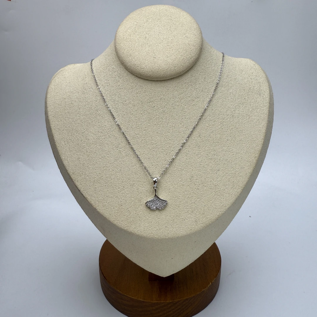 钛钢项链 【福利款】银杏叶坠链灵动锁骨链气质时尚百搭素款