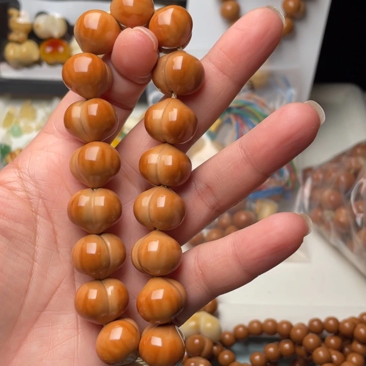 仙***掌猴头核桃手串聚宝盆