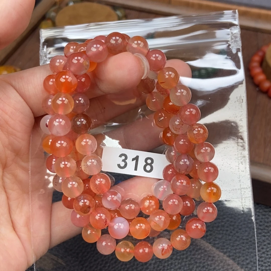 南红玛瑙未镶嵌手链